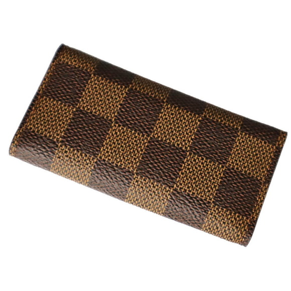Louis Vuitton Canvas Accessory Damier Case Brown Key Multicle Holder - Picture 1 of 6
